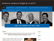 Tablet Screenshot of andersoncroutattorneys.com